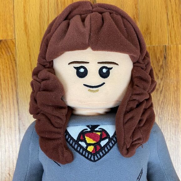 LEGO Harry Potter Wizarding World Hermione Granger Minifigure 13" Plush NWT New - Picture 4 of 10
